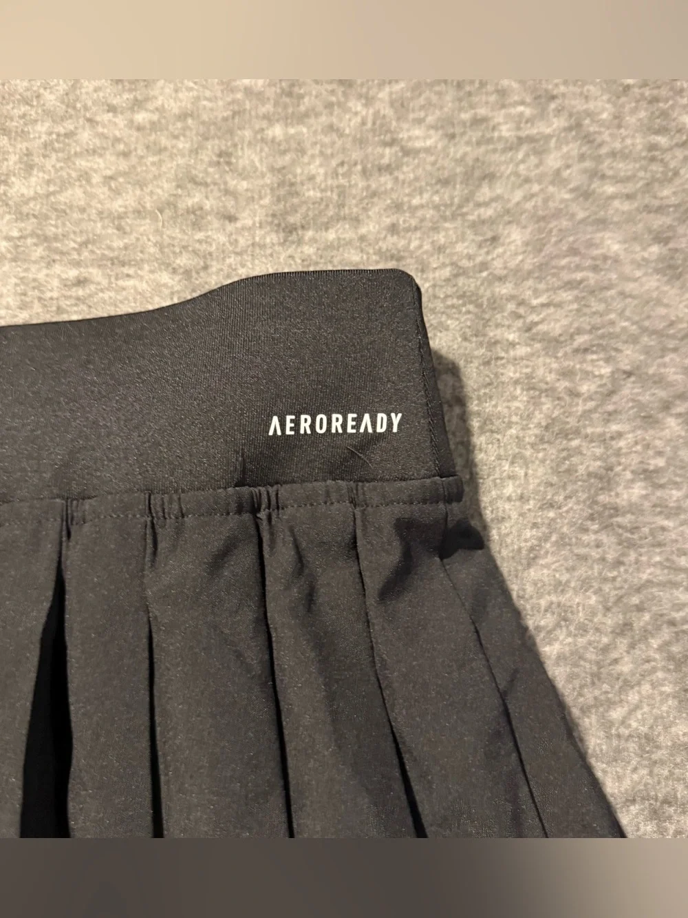 Adidas Club Pleated Skirt Skort Womens S Black Tennis Athletic PrimeGreen NWT